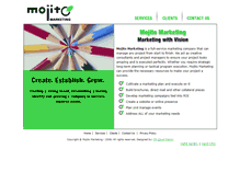 Tablet Screenshot of mojitomarketing.com